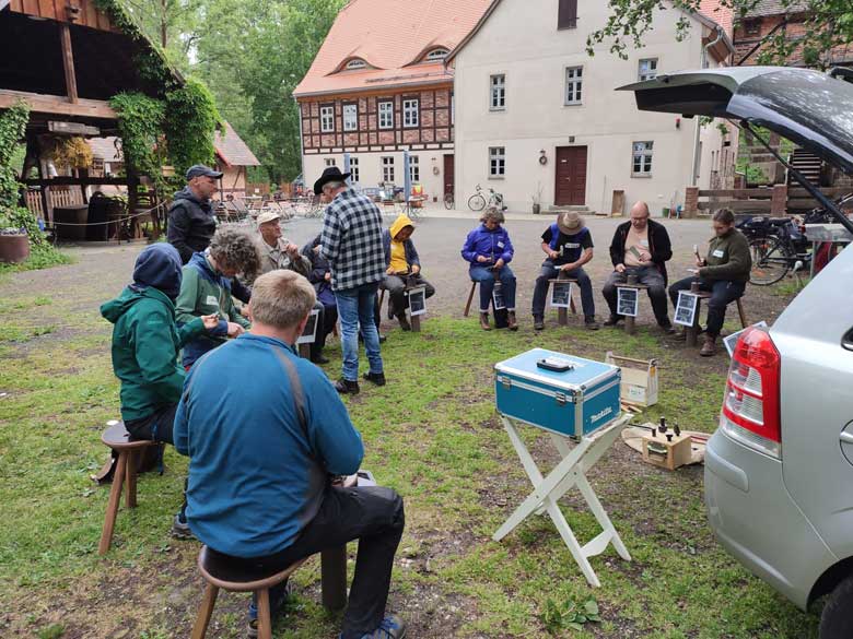 Teilnehmer am Sensenkurst